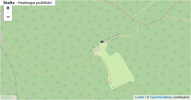 Skalka - mapa podnikání
