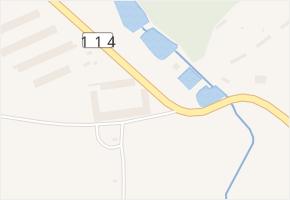 Trnová v obci Dobříš - mapa části obce