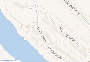 U Ovčína v obci Dobříš - mapa ulice