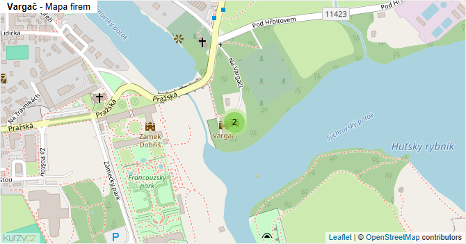 Vargač - mapa firem