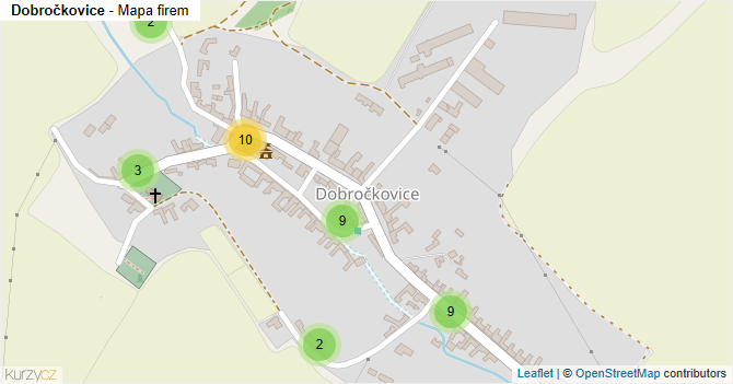 Dobročkovice - mapa firem