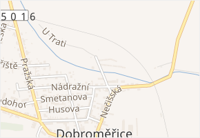 K Zahradám v obci Dobroměřice - mapa ulice