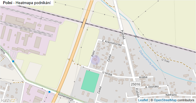Polní - mapa podnikání