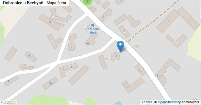 Dobronice u Bechyně - mapa firem