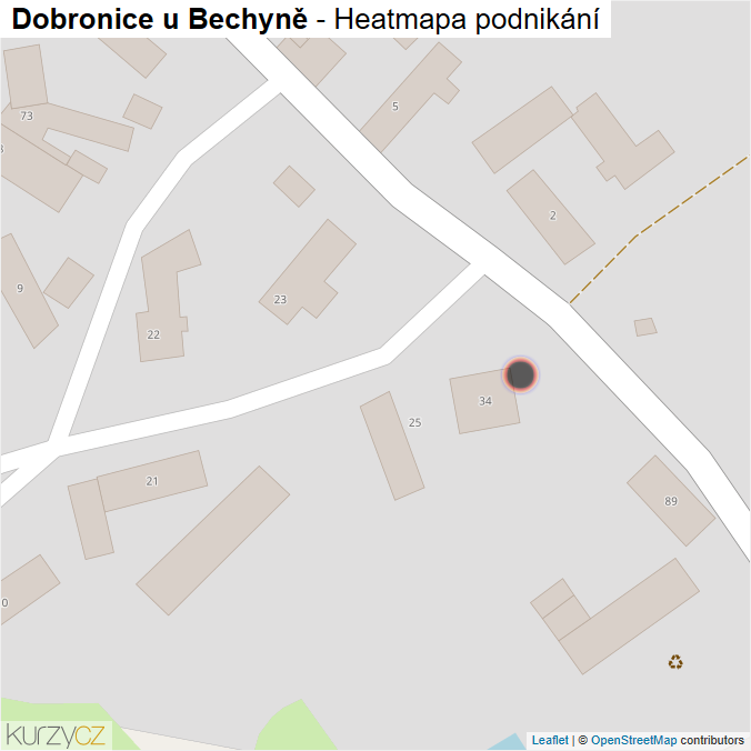 Mapa Dobronice u Bechyně - Firmy v obci.