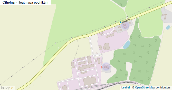 Cihelna - mapa podnikání