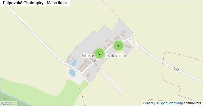Filipovské Chaloupky - mapa firem
