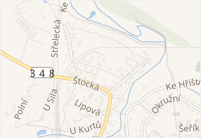 Javorová v obci Dobronín - mapa ulice