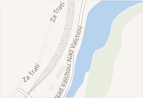 Nad Valchou v obci Dobronín - mapa ulice