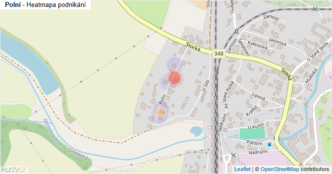 Polní - mapa podnikání