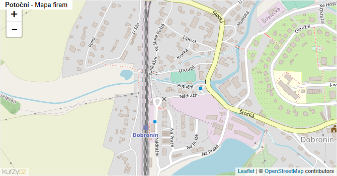 Potoční - mapa firem