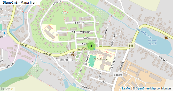 Slunečná - mapa firem