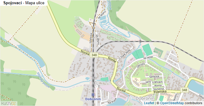 Spojovací - mapa ulice