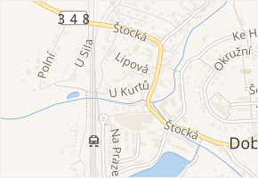 U Kurtů v obci Dobronín - mapa ulice