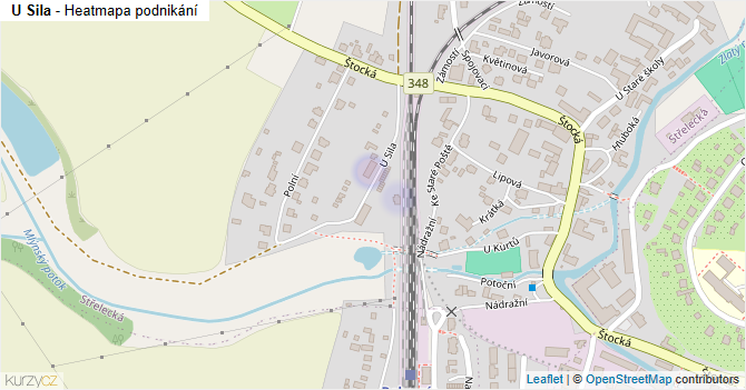 U Sila - mapa podnikání