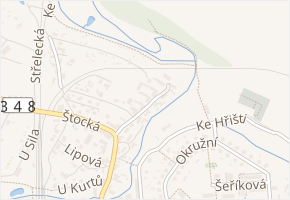 U Staré školy v obci Dobronín - mapa ulice