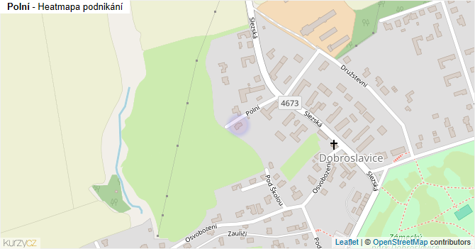 Polní - mapa podnikání