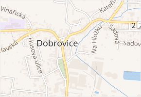 Seemanova v obci Dobrovice - mapa ulice