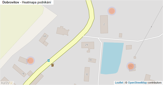 Dobrovítov - mapa podnikání