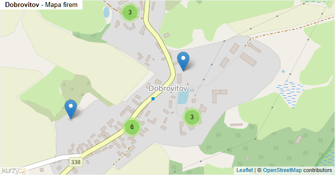Dobrovítov - mapa firem