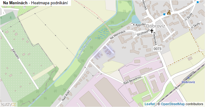 Na Maninách - mapa podnikání