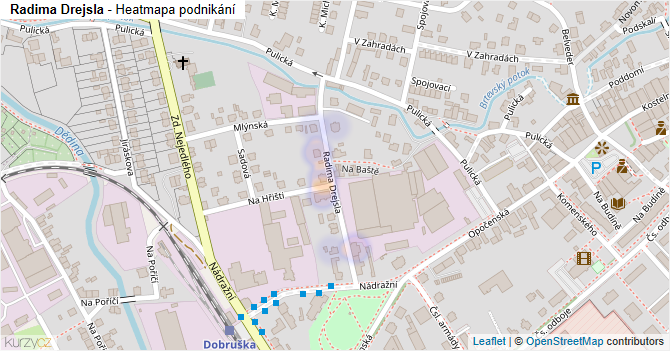 Radima Drejsla - mapa podnikání