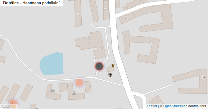 Dobšice - mapa podnikání