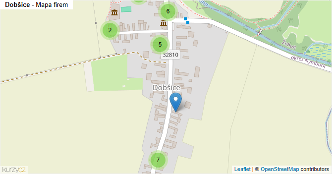Dobšice - mapa firem