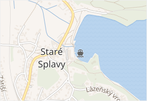 Pobřežní v obci Doksy - mapa ulice