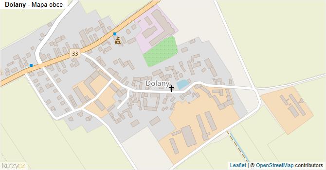 Dolany - mapa obce