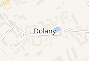 Dolany v obci Dolany - mapa části obce