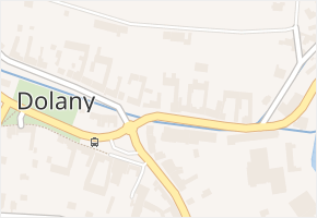 Dolany v obci Dolany - mapa části obce