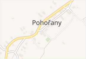 Pohořany v obci Dolany - mapa části obce