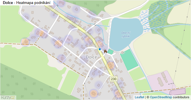 Dolce - mapa podnikání