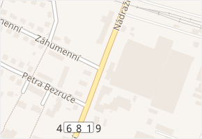 Nádražní v obci Dolní Benešov - mapa ulice