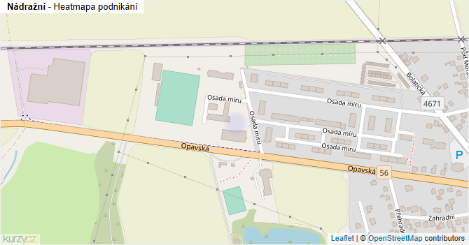 Nádražní - mapa podnikání