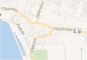 Pivovarská v obci Dolní Benešov - mapa ulice