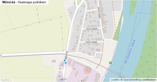 Mělnická - mapa podnikání