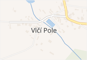 Vlčí Pole v obci Dolní Bousov - mapa části obce