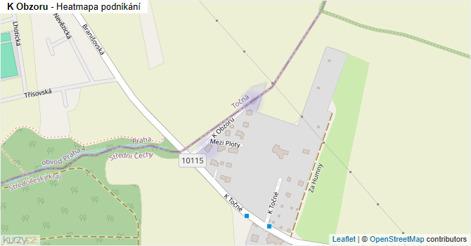 K Obzoru - mapa podnikání