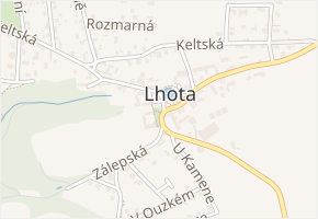 K Ohrobci v obci Dolní Břežany - mapa ulice