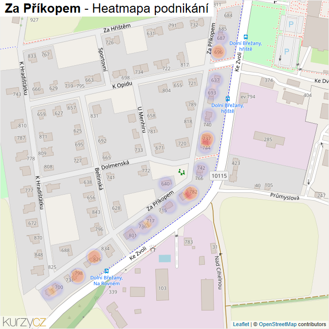 Mapa Za Příkopem - Firmy v ulici.