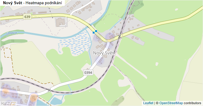 Nový Svět - mapa podnikání