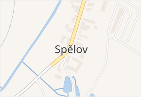 Spělov v obci Dolní Cerekev - mapa části obce