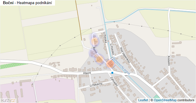 Boční - mapa podnikání