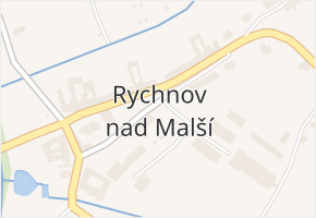 Rychnov nad Malší v obci Dolní Dvořiště - mapa části obce