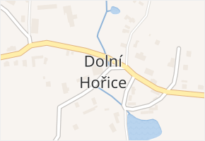 Dolní Hořice v obci Dolní Hořice - mapa části obce