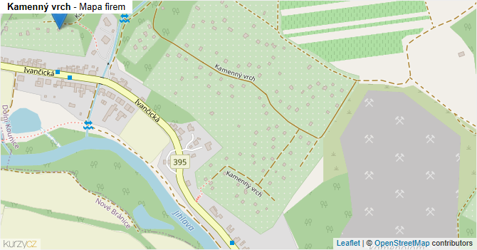 Kamenný vrch - mapa firem