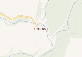 Chrast v obci Dolní Krupá - mapa části obce