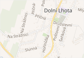 Výstavní v obci Dolní Lhota - mapa ulice